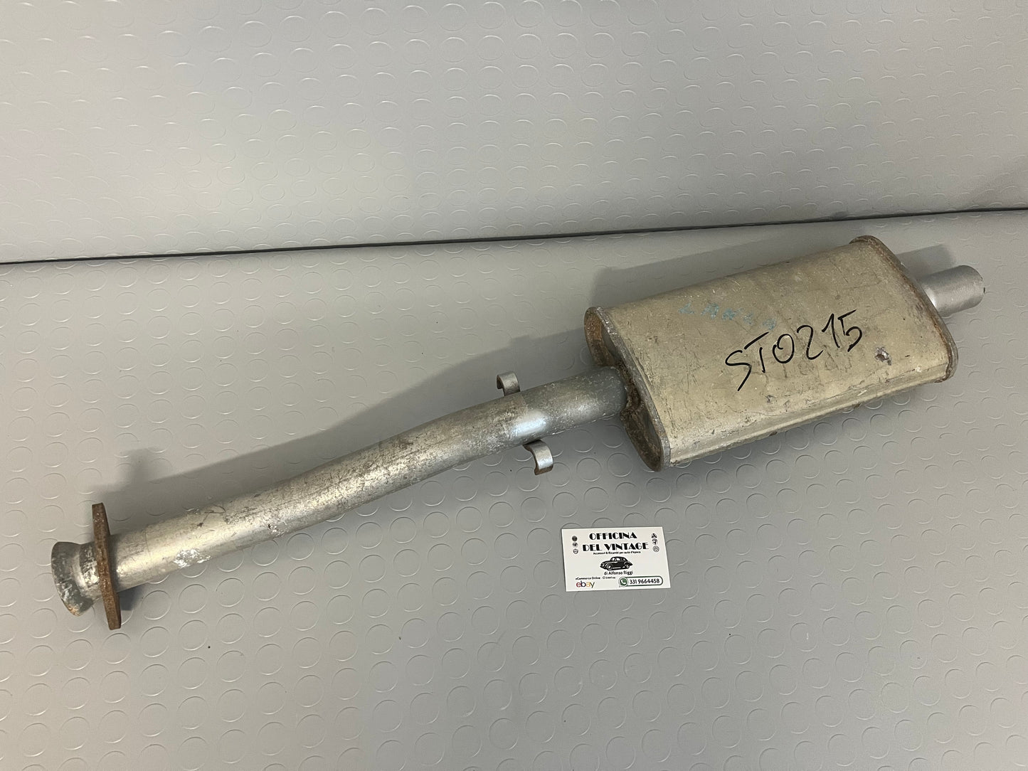 Marmitta Scarico Silenziatore Centrale Seat Ibiza I Serie - ST0215