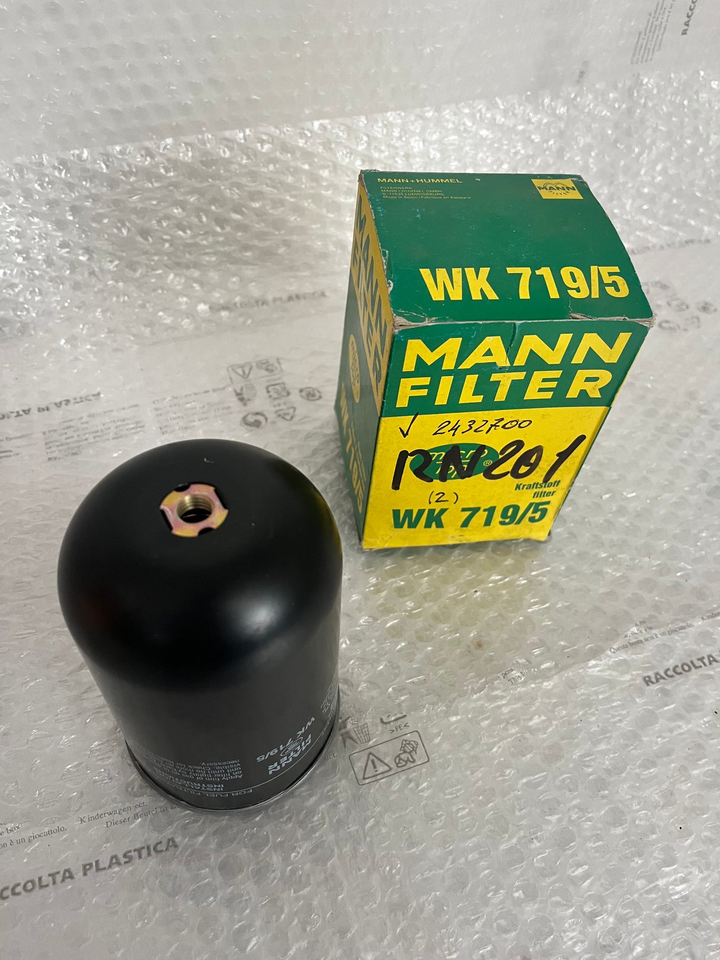 Filtro Olio Mann WK 719/5 PORSCHE 924 Coupe