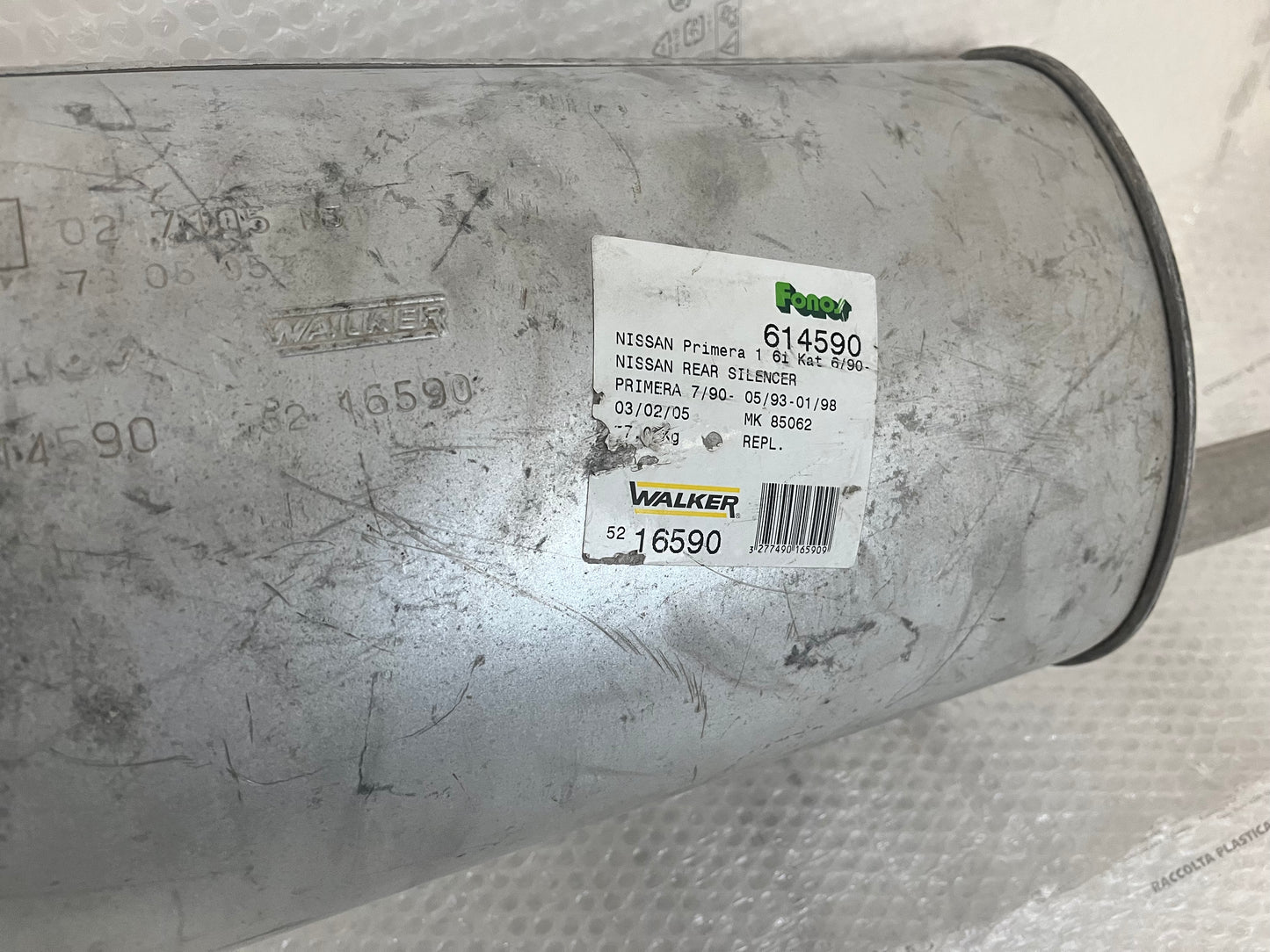 Marmitta Scarico Silenziatore NISSAN PRIMERA 1 - 6i Kat 6/90