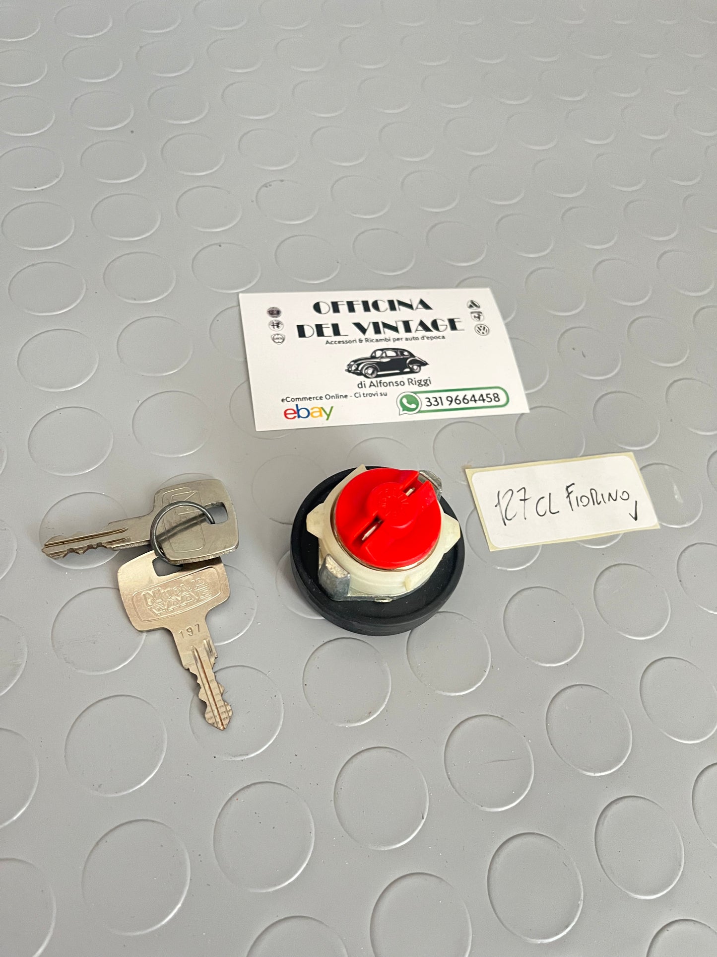 Tappo Serbatoio Carburante Con Chiavi FIAT 127 CL - FIORINO