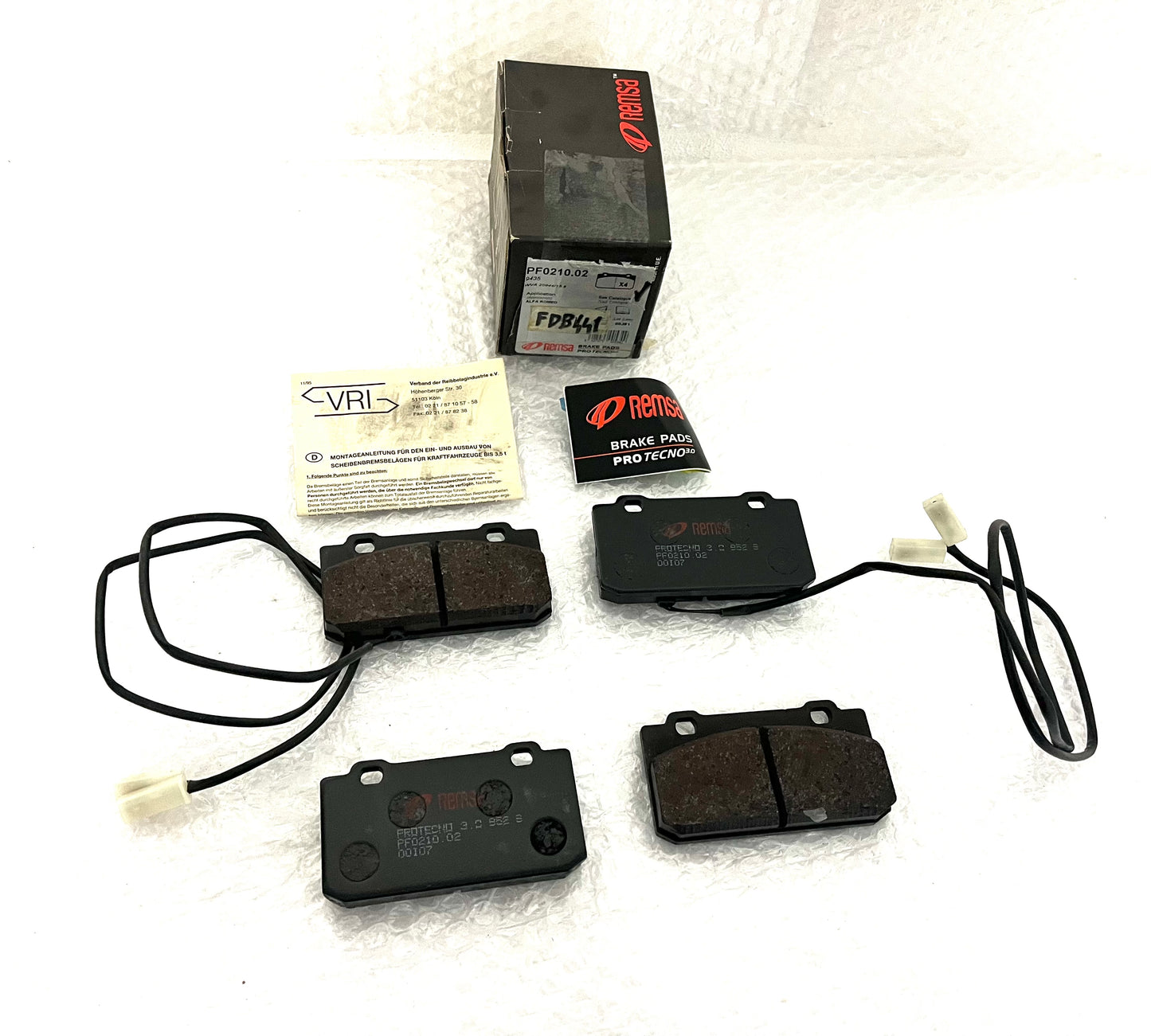 Set Pastiglie Remsa FDB441 - ALFA ROMEO ALFA 33