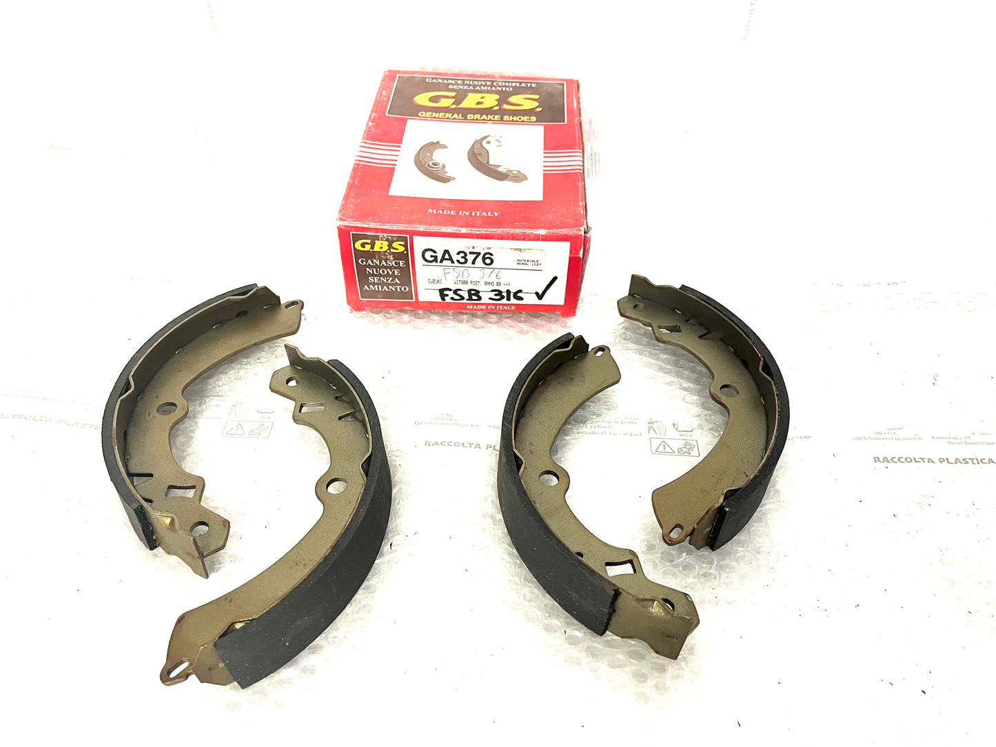 Set Ganasce Freno Posteriori Suzuki Vitara 1989 - FSB316