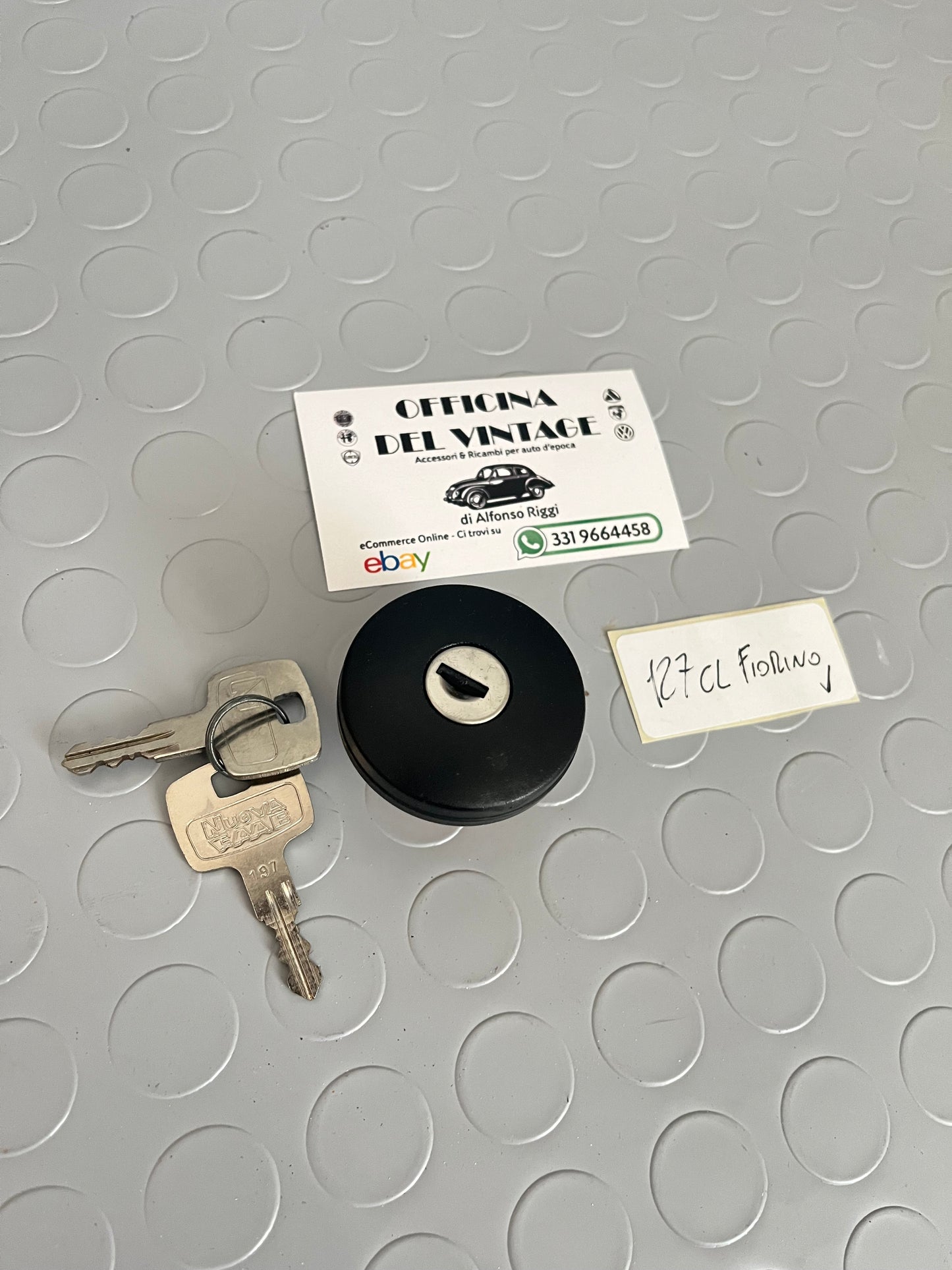 Tappo Serbatoio Carburante Con Chiavi FIAT 127 CL - FIORINO