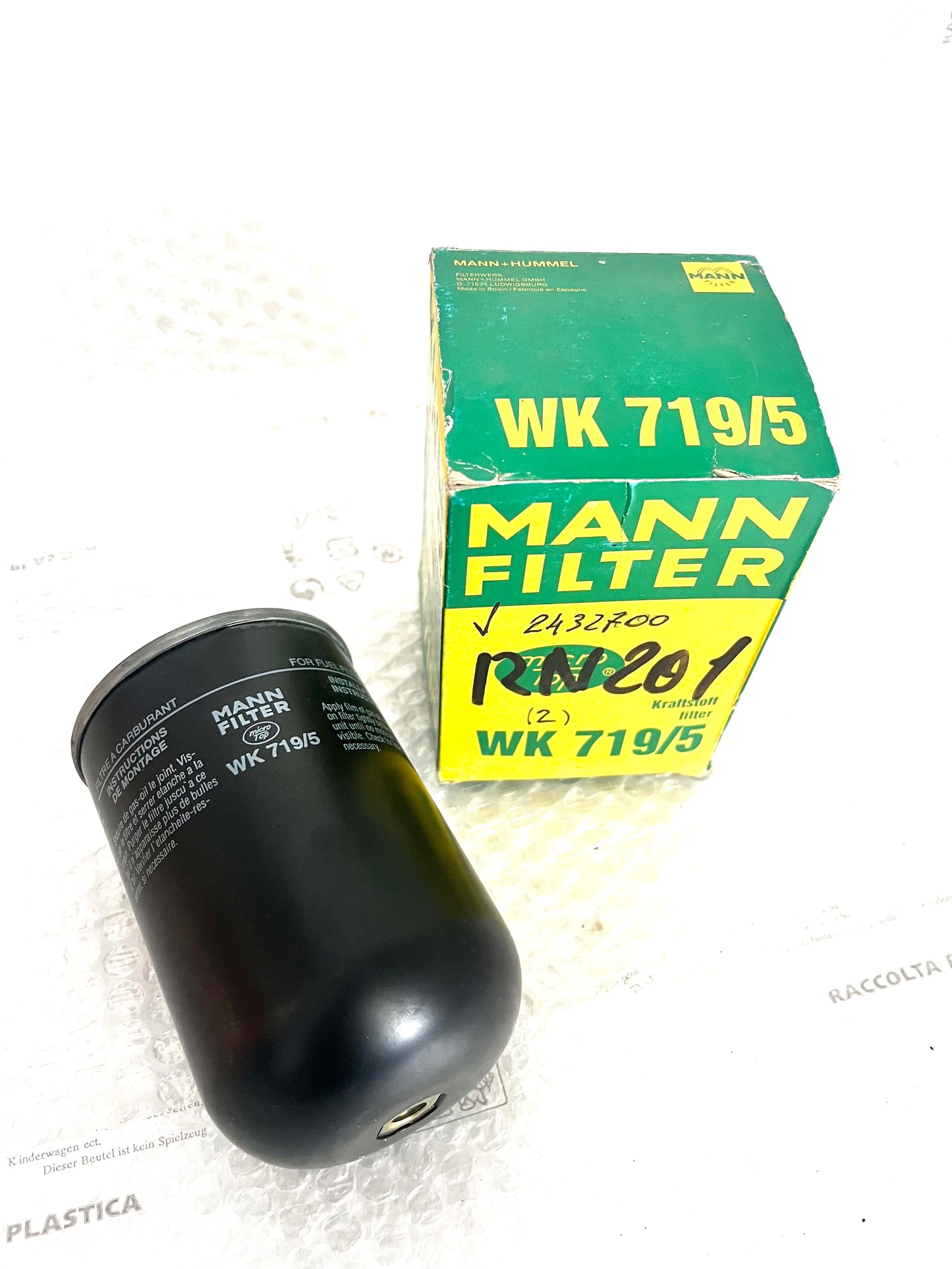 Filtro Olio Mann WK 719/5 PORSCHE 924 Coupe