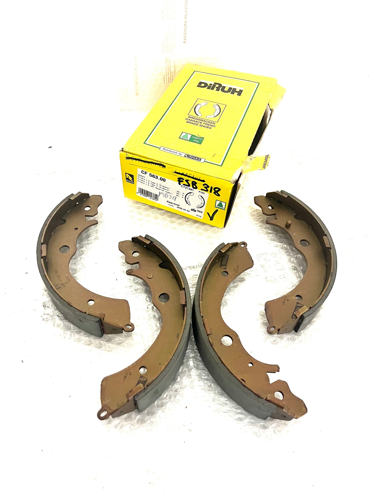 Set Ganasce Freno FSB316 - SUZUKI VITARA 1.6 - 1 Serie - 2 Serie