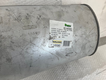 Marmitta Scarico Silenziatore NISSAN PRIMERA 1 - 6i Kat 6/90