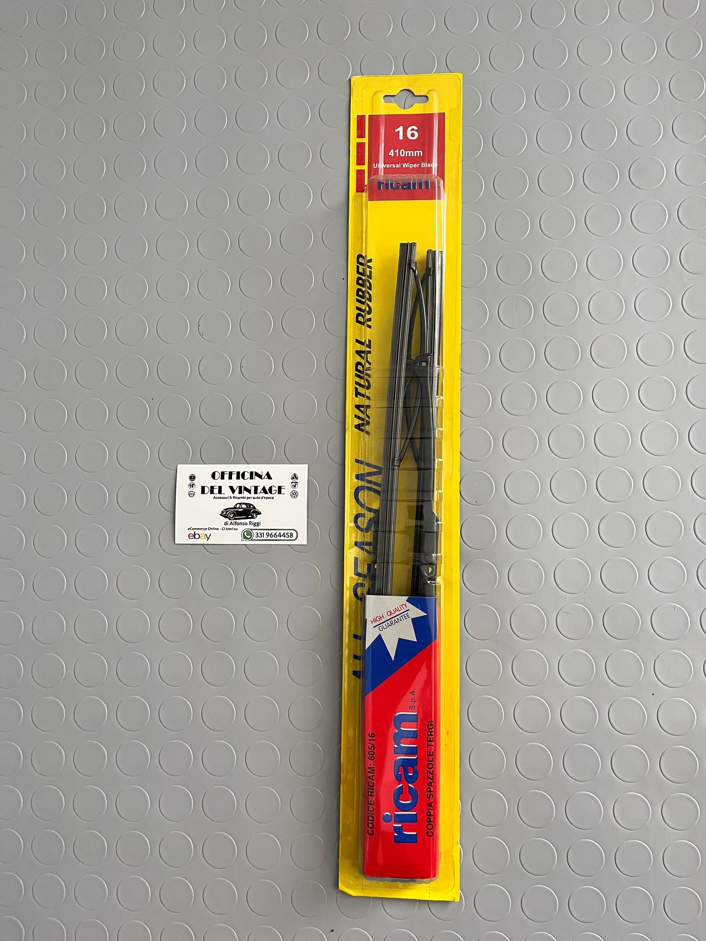 "16"" 410Mm Per Coppia Spazzole Tergi 605/16 " - FIAT PANDA 1986 - SEAT TERRA
