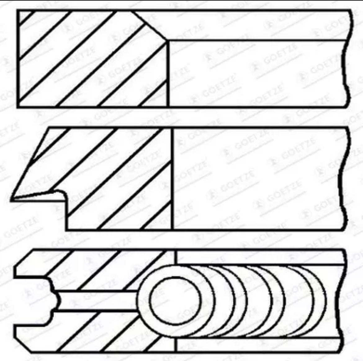 Set Pistoni Fiat Panda 750 - 65MM CIL STD