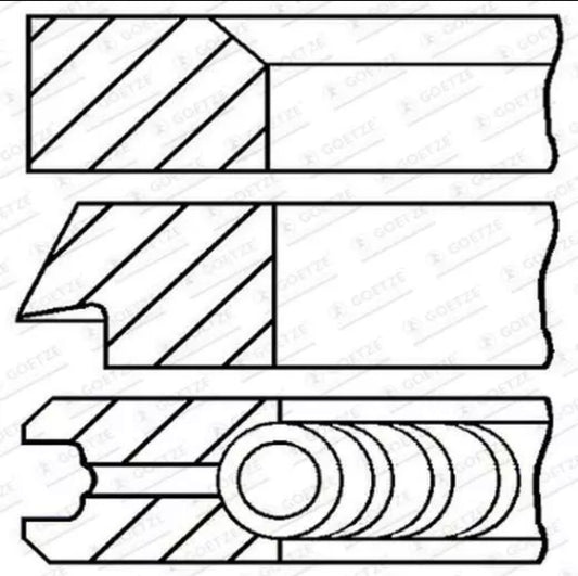 Set Pistoni Fiat Panda 750 - 65MM CIL STD